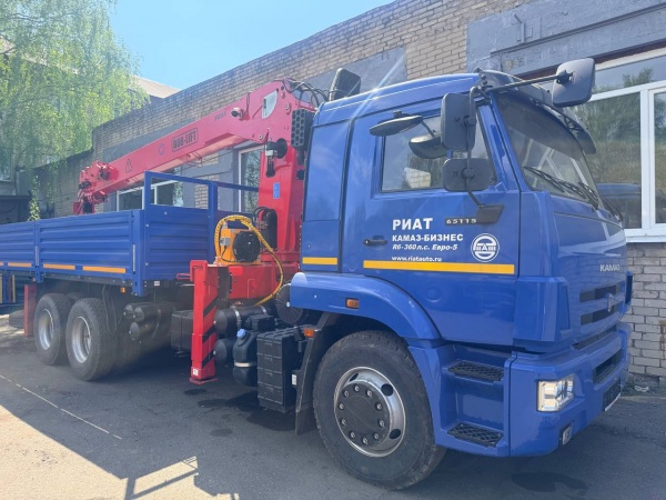 Бортовой автомобиль КАМАЗ 65115-3010-80 с КМУ BOB-LIFT SQ8SA5